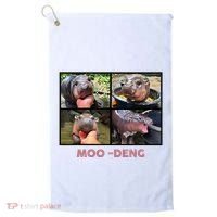 The Famous Baby Pigmy Hippo Moodeng Golf Towel thumb 0