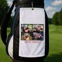 The Famous Baby Pigmy Hippo Moodeng Golf Towel thumb 2
