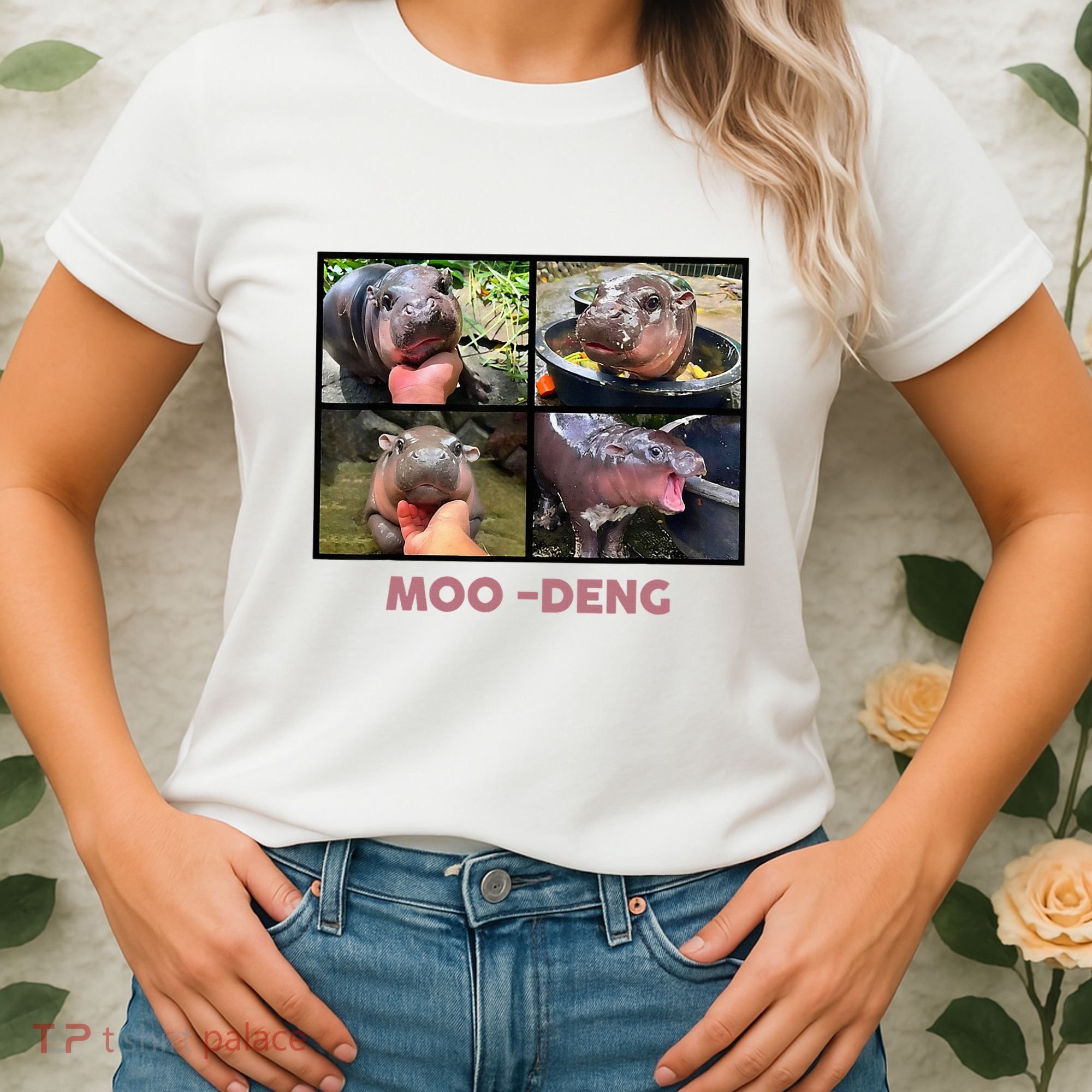 The Famous Baby Pigmy Hippo Moodeng Women's T-Shirt