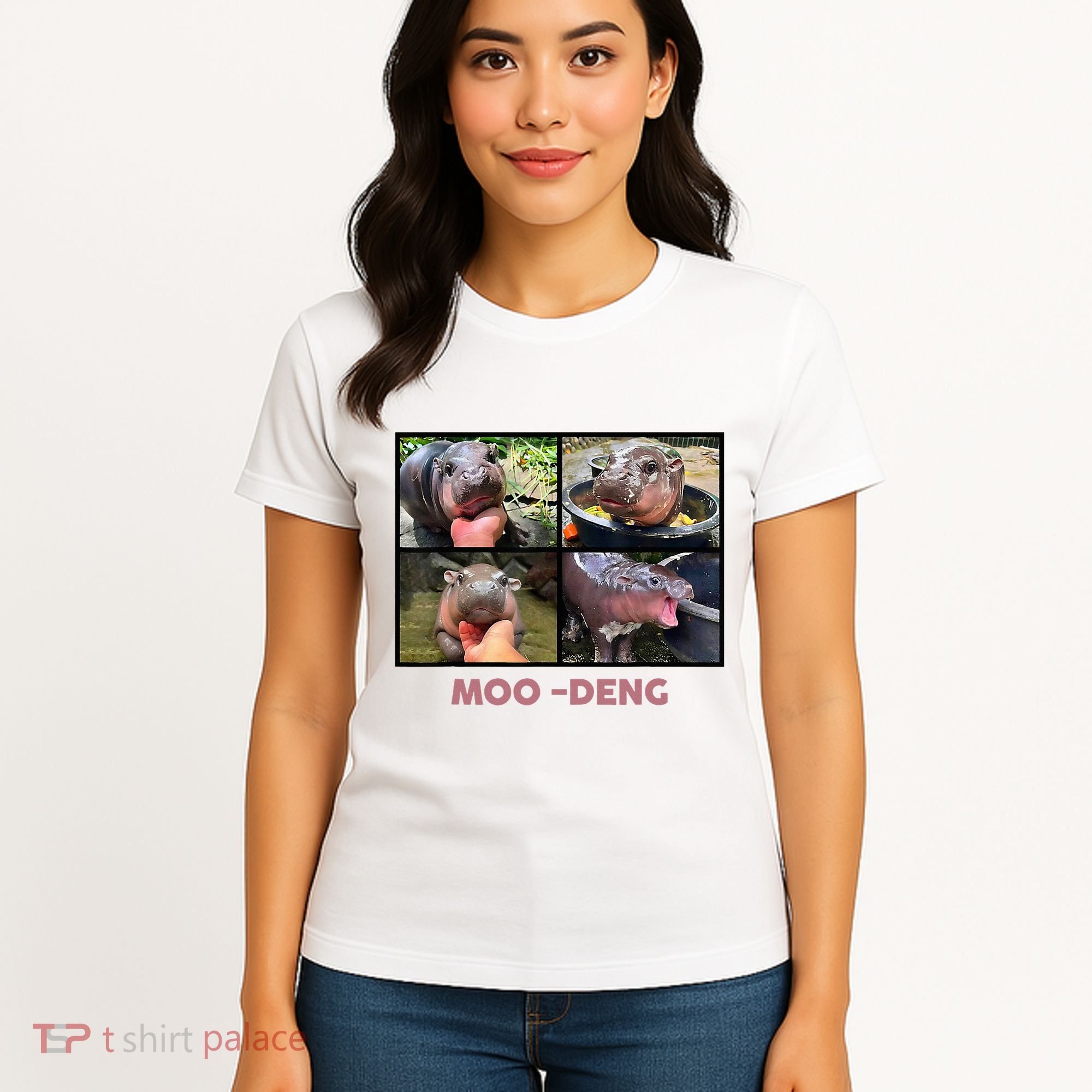 The Famous Baby Pigmy Hippo Moodeng Women's T-Shirt