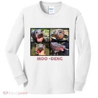 The Famous Baby Pigmy Hippo Moodeng Kids Long Sleeve Shirt thumb 0