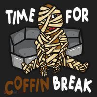 Time For Coffin Break Zombie Funny Women's Sweatshirt thumb 2