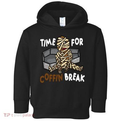 Time For Coffin Break Zombie Funny Toddler Hoodie
