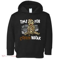 Time For Coffin Break Zombie Funny Toddler Hoodie thumb 0