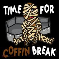 Time For Coffin Break Zombie Funny Toddler Hoodie thumb 2