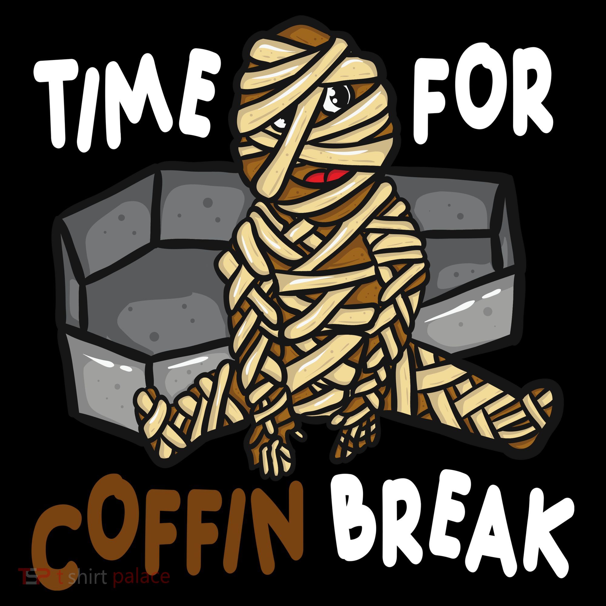 Time For Coffin Break Zombie Funny Toddler Hoodie