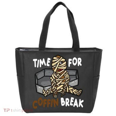 Time For Coffin Break Zombie Funny Tote Bag