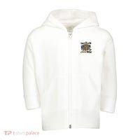 Time For Coffin Break Zombie Funny Toddler Zip Fleece Hoodie thumb 0