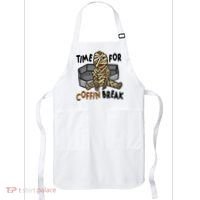 Time For Coffin Break Zombie Funny Apron thumb 0