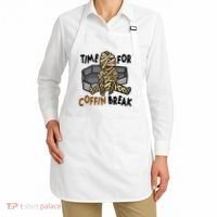 Time For Coffin Break Zombie Funny Apron thumb 2