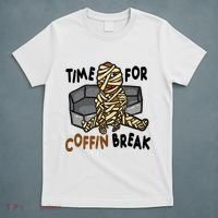 Time For Coffin Break Zombie Funny T-Shirt thumb 5