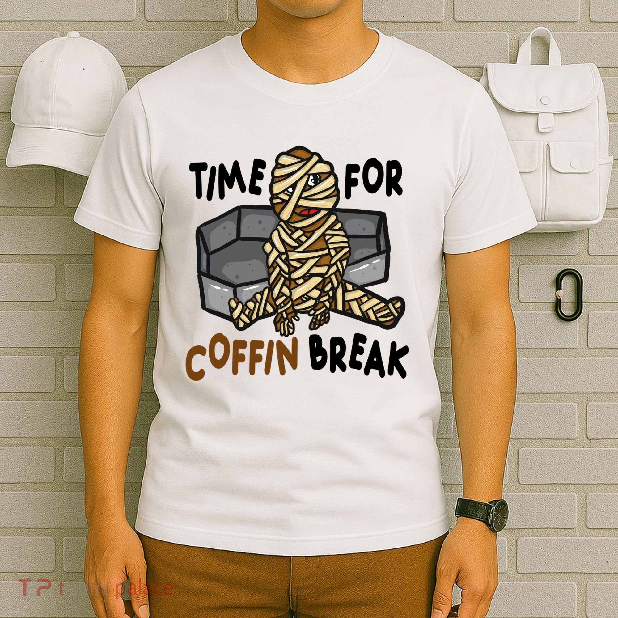 Time For Coffin Break Zombie Funny T-Shirt