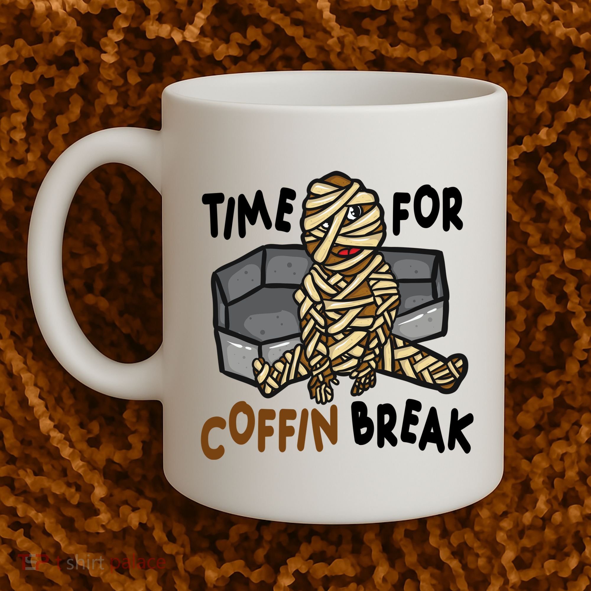 Time For Coffin Break Zombie Funny Coffee Mug