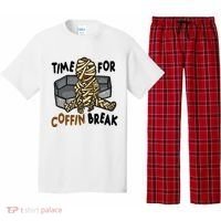 Time For Coffin Break Zombie Funny Pajama Set thumb 0