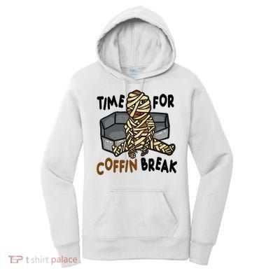Time For Coffin Break Zombie Funny Women's Hoodie