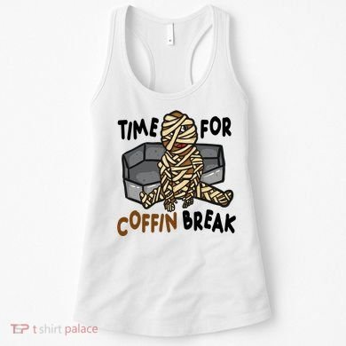 Time For Coffin Break Zombie Funny Women's Tank Top