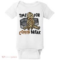 Time For Coffin Break Zombie Funny Baby Bodysuit thumb 0