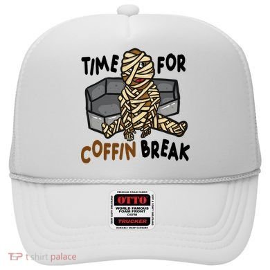 Time For Coffin Break Zombie Funny Hat