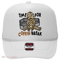 Time For Coffin Break Zombie Funny Hat thumb 0