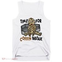 Time For Coffin Break Zombie Funny Tank Top thumb 0