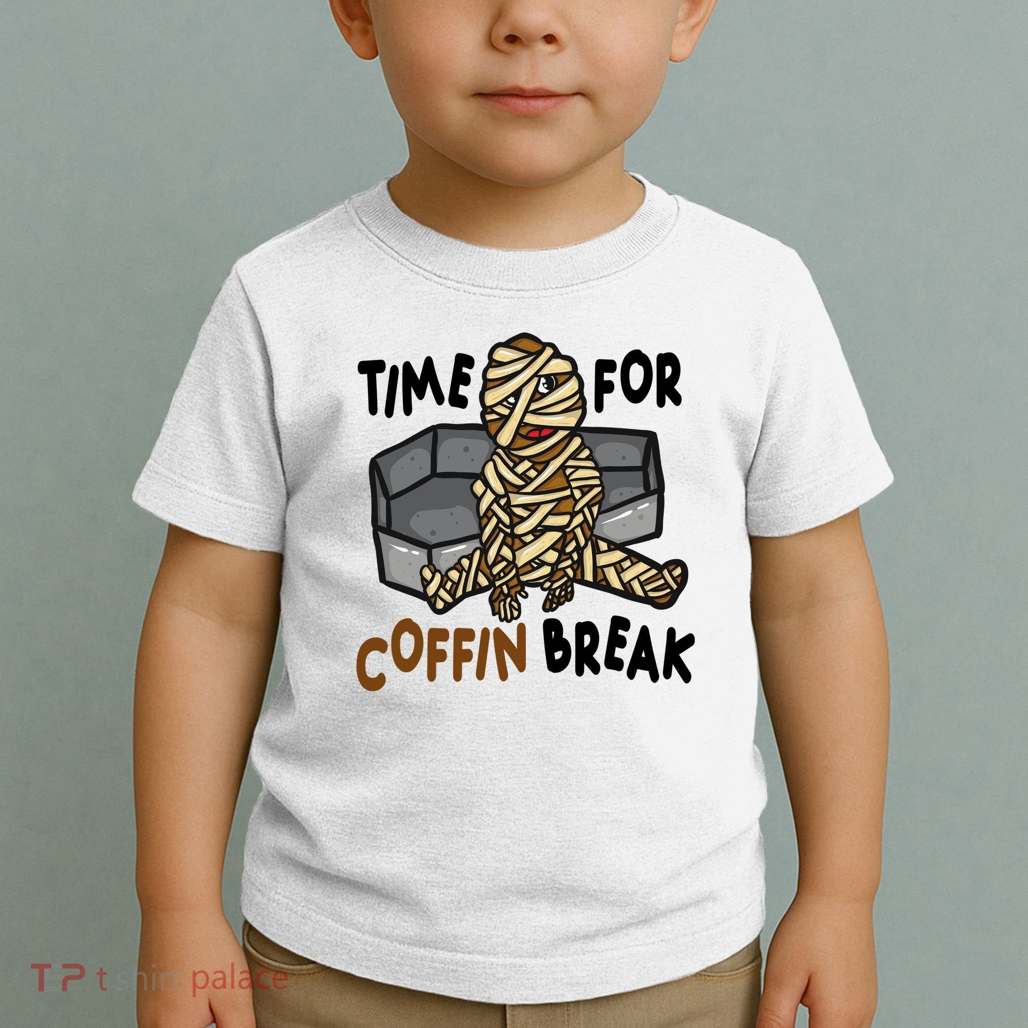 Time For Coffin Break Zombie Funny Toddler T-Shirt
