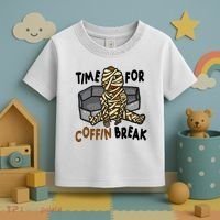 Time For Coffin Break Zombie Funny Toddler T-Shirt thumb 3