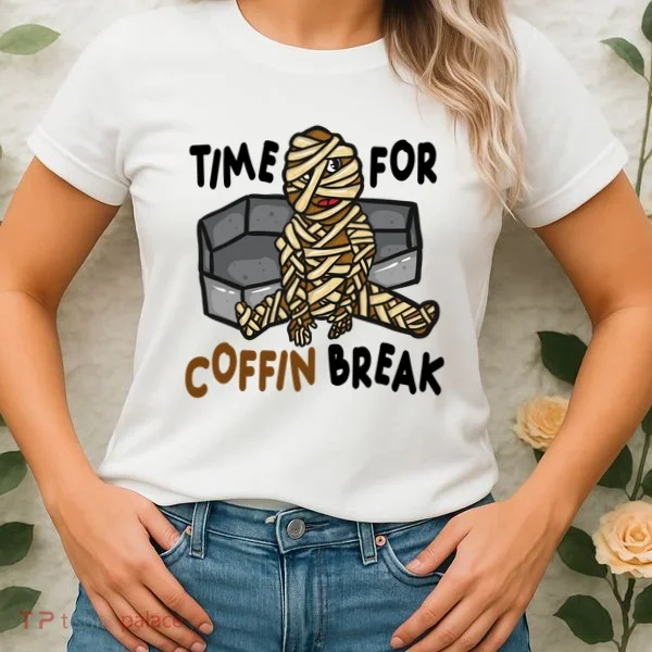 Time For Coffin Break Zombie Funny Women's T-Shirt