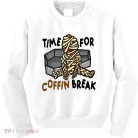Time For Coffin Break Zombie Funny Kids Sweatshirt thumb 0