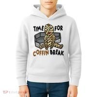 Time For Coffin Break Zombie Funny Kids Hoodie thumb 4