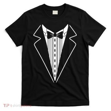 Tuxedo Formal Classic Black White Tux T-Shirt