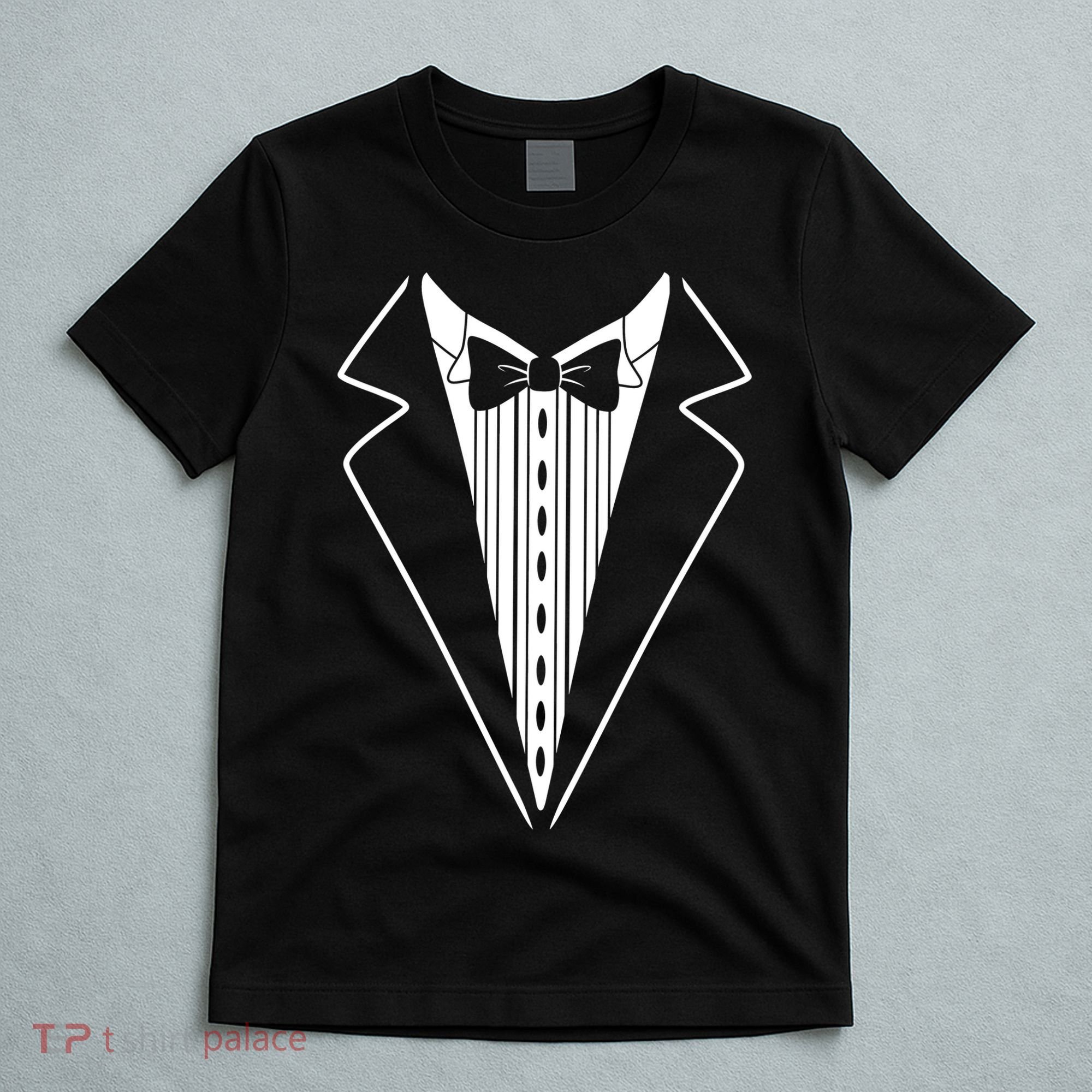 Tuxedo Formal Classic Black White Tux T-Shirt