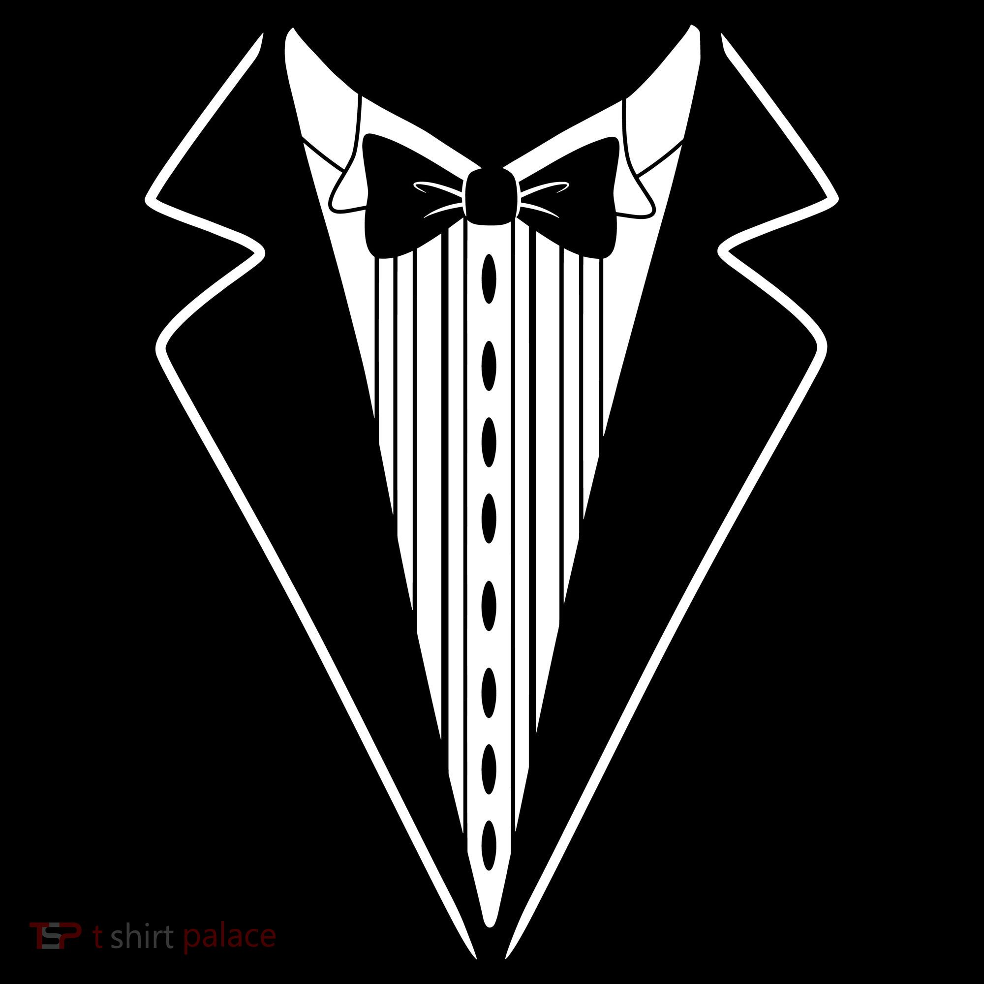 Tuxedo Formal Classic Black White Tux Women's Hoodie
