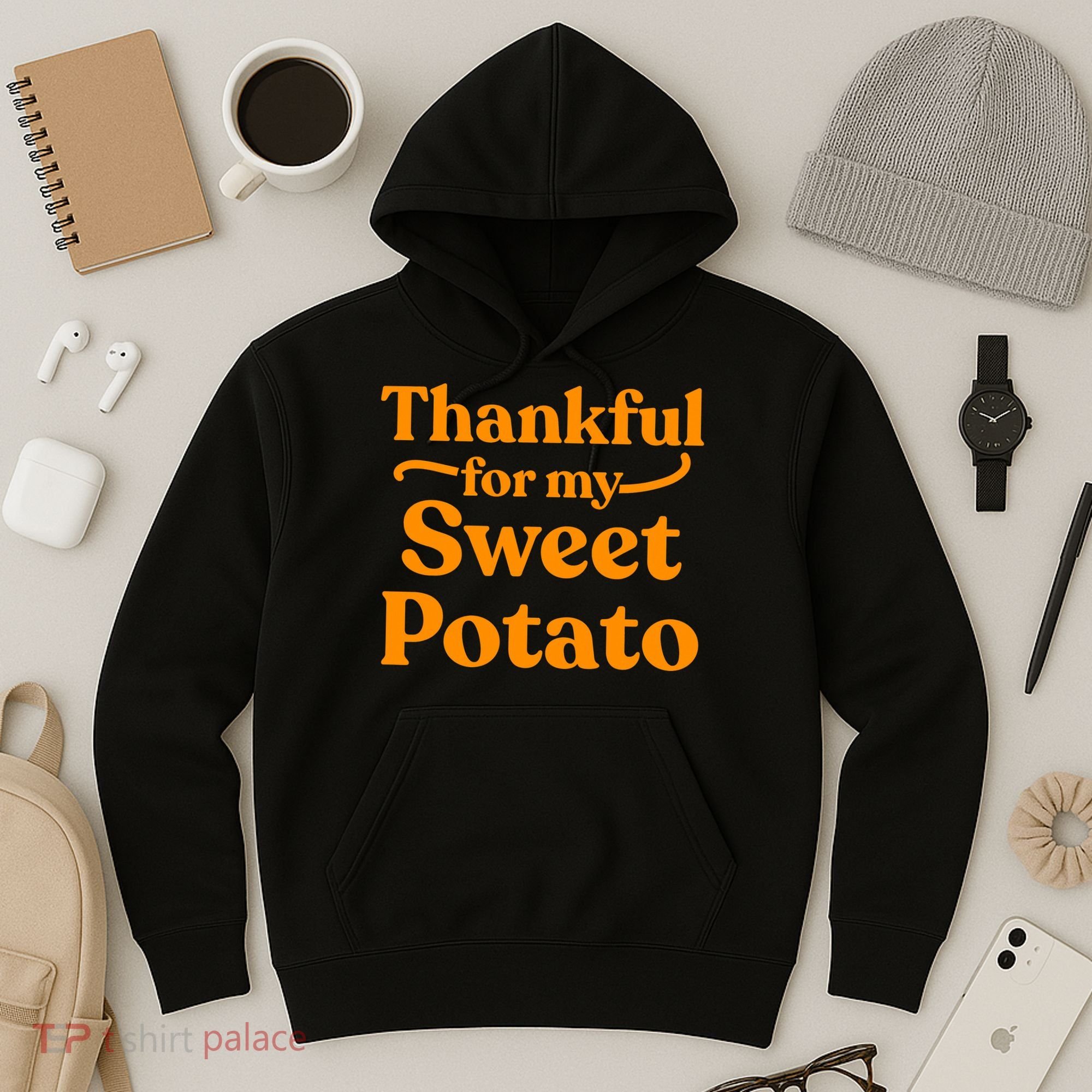 Thanksgiving For Couples Sweet Potato Yam Set Hoodie
