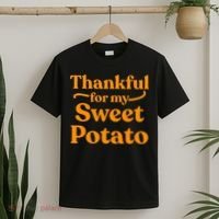 Thanksgiving For Couples Sweet Potato Yam Set T-Shirt thumb 2