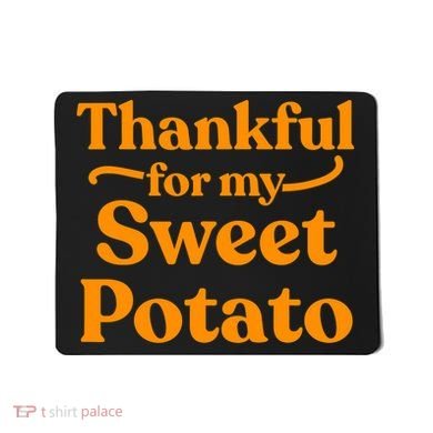 Thanksgiving For Couples Sweet Potato Yam Set Mousepad