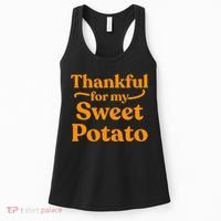 Thanksgiving For Couples Sweet Potato Yam Set Women's Tank Top thumb 0