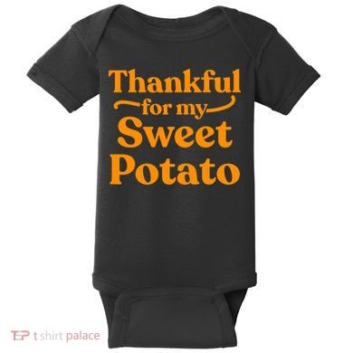 Thanksgiving For Couples Sweet Potato Yam Set Baby Bodysuit