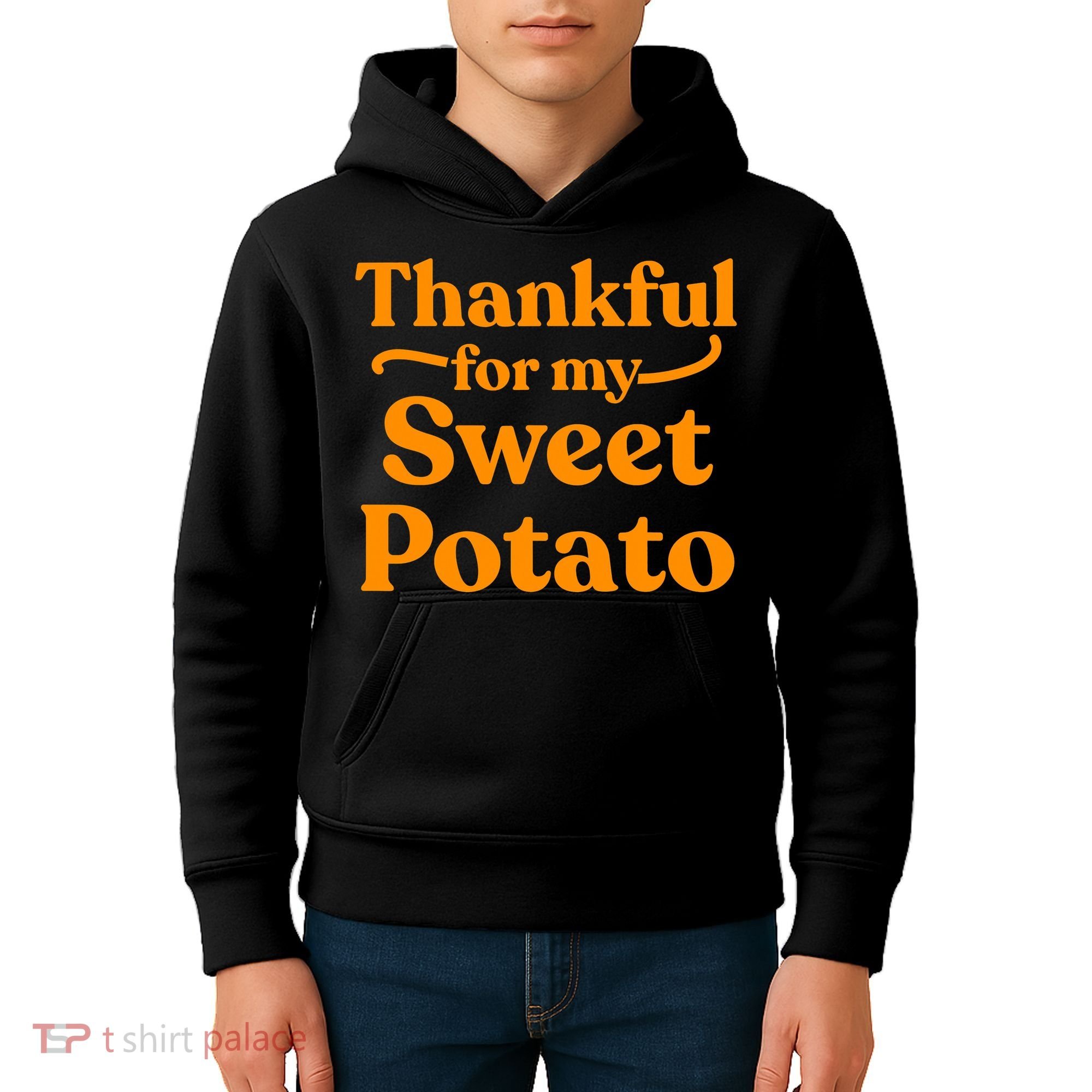 Thanksgiving For Couples Sweet Potato Yam Set Kids Hoodie