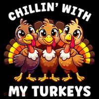 Thanksgiving Family Chillin With My Turkeys Funny Coffee Mug thumb 5