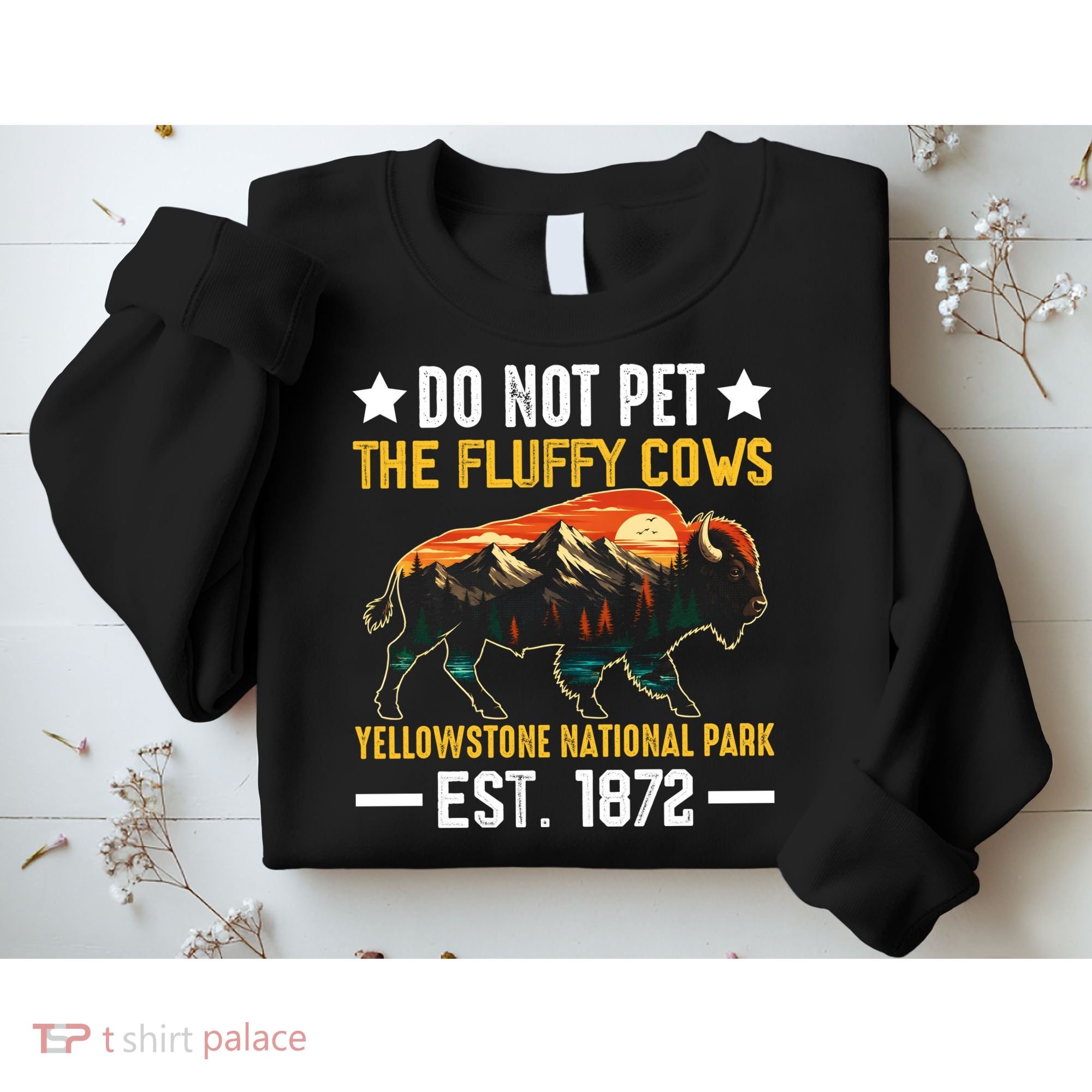 The Fluffy Cows Yellowstone National Park Sweatshirt