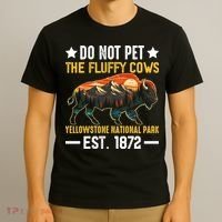 The Fluffy Cows Yellowstone National Park T-Shirt thumb 3