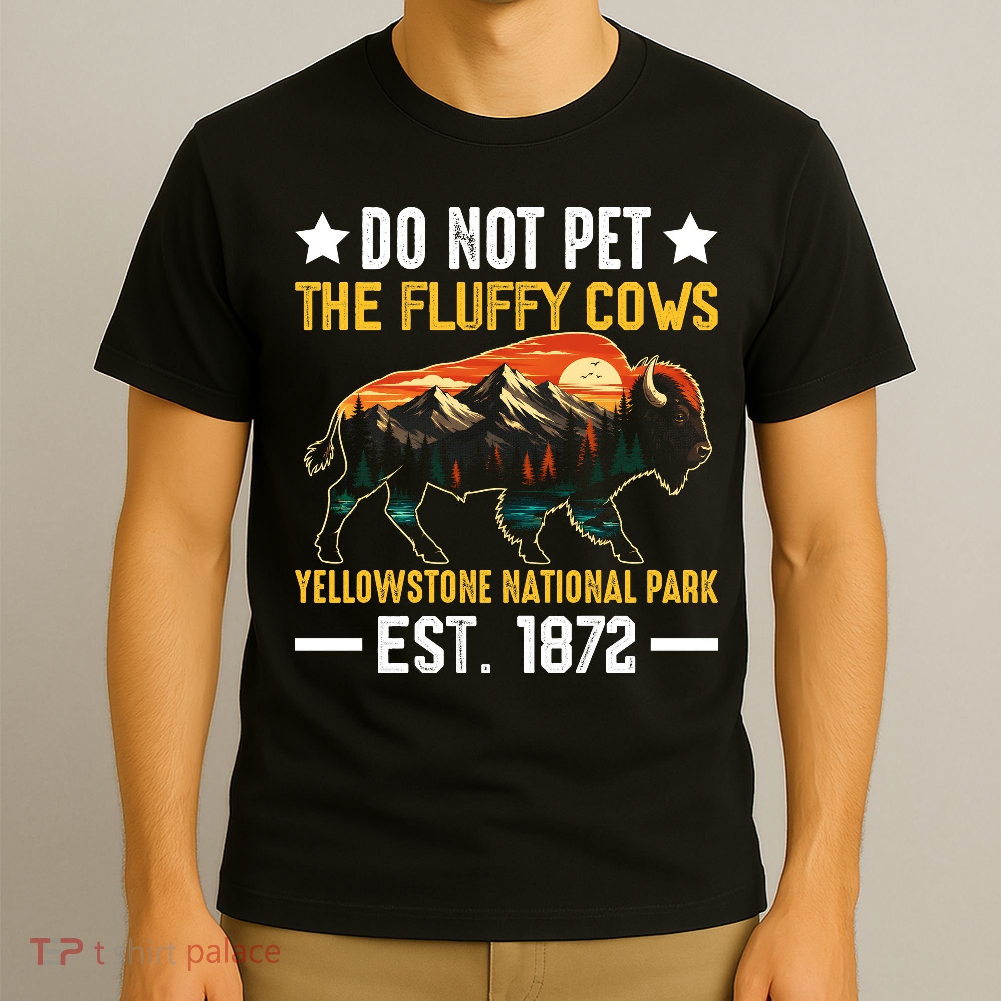 The Fluffy Cows Yellowstone National Park T-Shirt