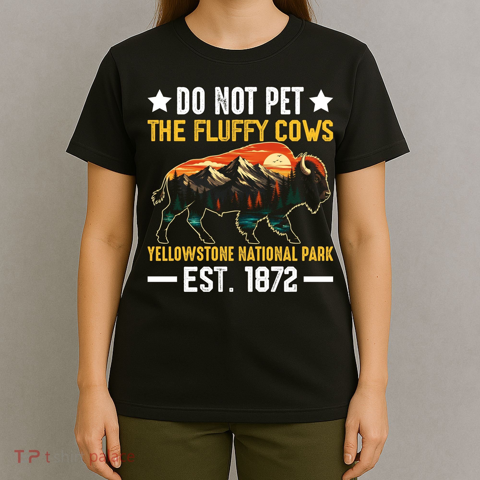 The Fluffy Cows Yellowstone National Park T-Shirt