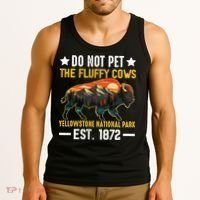 The Fluffy Cows Yellowstone National Park Tank Top thumb 3