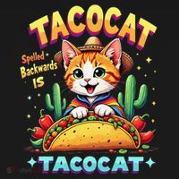 Tacocat Food Cat Lover Spelled Backward Is Tacocat Mexican Women's Hoodie thumb 2