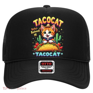Tacocat Food Cat Lover Spelled Backward Is Tacocat Mexican Hat