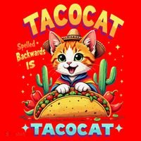 Tacocat Food Cat Lover Spelled Backward Is Tacocat Mexican Santa Hat thumb 1