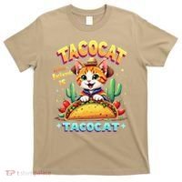 Tacocat Food Cat Lover Spelled Backward Is Tacocat Mexican T-Shirt thumb 0