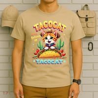 Tacocat Food Cat Lover Spelled Backward Is Tacocat Mexican T-Shirt thumb 6