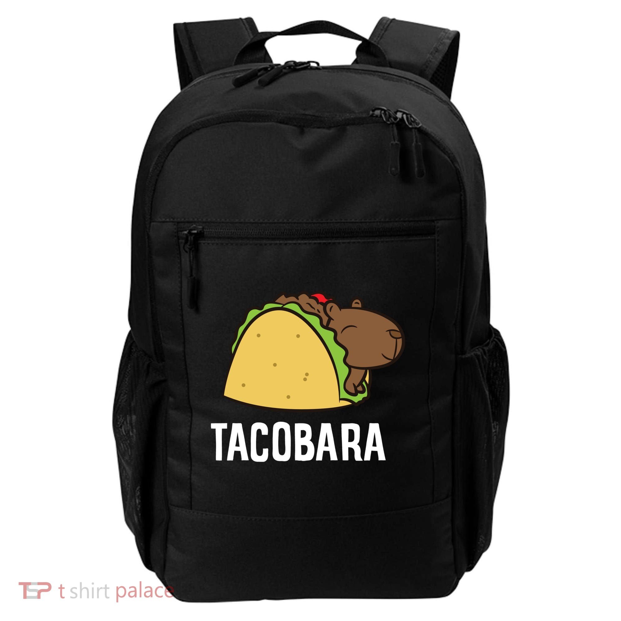 Tacobara Funny Capybara Tacos Backpack